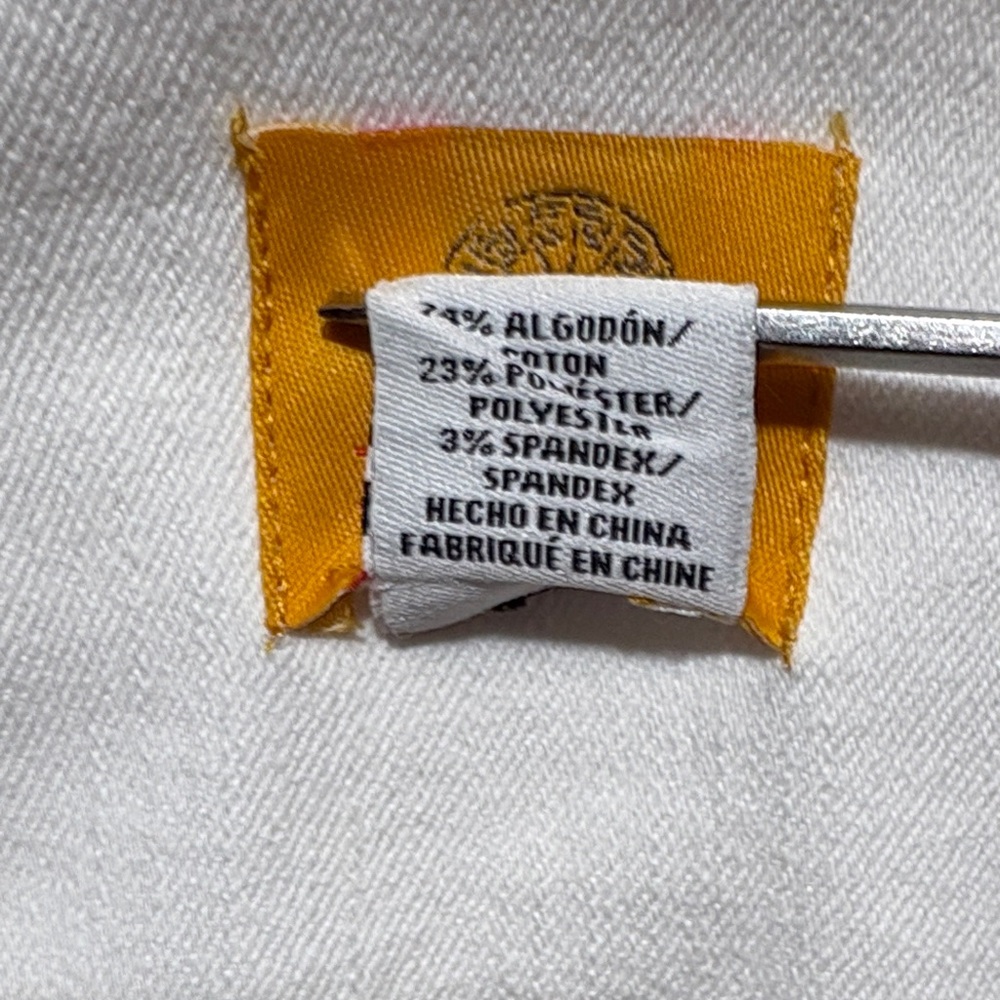 Ruby Rd. White Zip-Front Stud Collar Jean Jacket - image 4